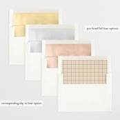 "Footprint" - Baby Shower Invitations in Golden by Stacey Meacham - Envelope Liner Options