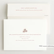 "Baby Blanket" - Baby Shower Invitations in Rosy Cheeks by Carolyn MacLaren - FREE Recipient Addressing