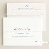 "bunny crest" - Baby Shower Invitations in Cotton Candy by Cass Loh - FREE Recipient Addressing