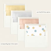 "It's An Event" - Baby Shower Invitations in Ocean by Robert and Stella - Envelope Liner Options