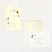 "Butterfly Florals" - Baby Shower Invitations in Daffodil by Baumbirdy - Assembled
