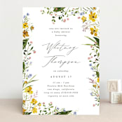 "Briar" - Baby Shower Invitations in Sunshine by Kate Ahn - Front