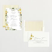 "Briar" - Baby Shower Invitations in Sunshine by Kate Ahn - Assembled