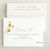 "Briar" - Baby Shower Invitations in Sunshine by Kate Ahn - FREE Recipient Addressing