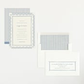 "Florence" - Baby Shower Invitations in Sky by Kelly Watkins - Assembled