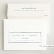"Florence" - Baby Shower Invitations in Sky by Kelly Watkins - FREE Recipient Addressing