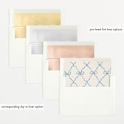 "ribbon bow drawing" - Baby Shower Invitations in Dusty Blue by Cass Loh - Envelope Liner Options