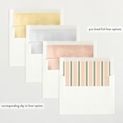 "Boardwalk" - Baby Shower Invitations in Peach by Baumbirdy - Envelope Liner Options