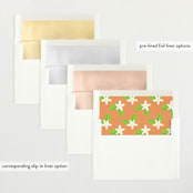 "Little Cutie" - Baby Shower Invitations in Citrus by Itsy Belle Studio - Envelope Liner Options