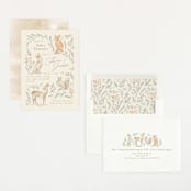 "Vintage woodland" - Baby Shower Invitations in Ginger by Creo Study - Assembled