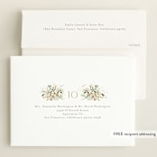 "Summer Wildflowers" - Baby Shower Invitations in Blush by Jennifer Wick - FREE Recipient Addressing