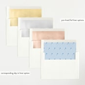 "Classic Start" - Baby Shower Invitations in Powder Blue by Carolyn MacLaren - Envelope Liner Options