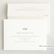 "scandinavian flower" - Baby Shower Invitations in Blush by Sara Hicks Malone - FREE Recipient Addressing