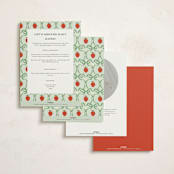 "So Berry Sweet" - Baby Shower Invitations in Strawberry by Itsy Belle Studio - Back of Card Options