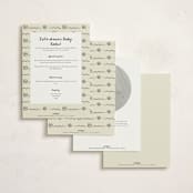 "Nesting era" - Baby Shower Invitations in Beetle by Creo Study - Back of Card Options