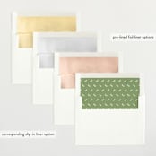 "Fox Hollow" - Baby Shower Invitations in Kraft by Jennifer Wick - Envelope Liner Options