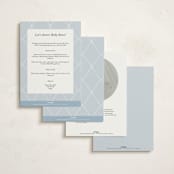 "Disney's Snow White Someday" - Baby Shower Invitations in Blue Skies by Erin L. Wilson - Back of Card Options