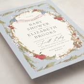 "Disney's Snow White Someday" - Baby Shower Invitations in Blue Skies by Erin L. Wilson - Detail