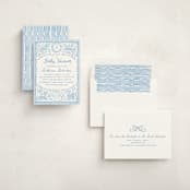 "Folk woodland" - Baby Shower Invitations in Sky by Creo Study - Assembled