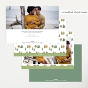 "Woodland adventure" - Baby Shower Invitations in Mint by Jennifer Wick - Back of Card Options