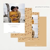 "Woodland autumn" - Baby Shower Invitations in Pumpkin by Jennifer Wick - Back of Card Options