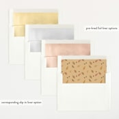 "Woodland autumn" - Baby Shower Invitations in Pumpkin by Jennifer Wick - Envelope Liner Options