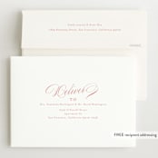 "Classique" - Baby Shower Invitations in Peony by Carolyn MacLaren - FREE Recipient Addressing
