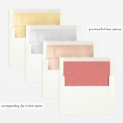 "Classique" - Baby Shower Invitations in Peony by Carolyn MacLaren - Envelope Liner Options