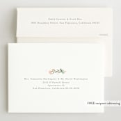 "Cascading Shower" - Baby Shower Invitations in Sage by Jennifer Wick - FREE Recipient Addressing