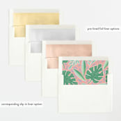 "Jungle Animal Sketchbook" - Baby Shower Invitations in Canary by Alethea and Ruth - Envelope Liner Options