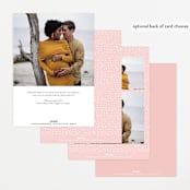 "Freshly cut flowers" - Baby Shower Invitations in Dusty Rose by Jennifer Wick - Back of Card Options