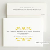 "Pretty Picado" - Baby Shower Invitations in Marigold by Jessie Steury - FREE Recipient Addressing