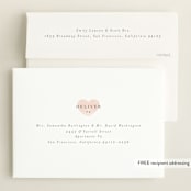 "Elephant" - Baby Shower Invitations in Peony by Lori Wemple - FREE Recipient Addressing