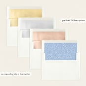 "Mimosas and Milk" - Baby Shower Invitations in Sky by Alethea and Ruth - Envelope Liner Options
