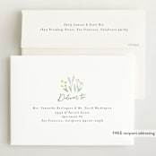 "She's a Wildflower" - Baby Shower Invitations in Pastel by Itsy Belle Studio - FREE Recipient Addressing