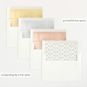 "She's a Wildflower" - Baby Shower Invitations in Pastel by Itsy Belle Studio - Envelope Liner Options