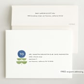 "Bold Blossom" - Baby Shower Invitations in Bluebell by Lehan Veenker - FREE Recipient Addressing
