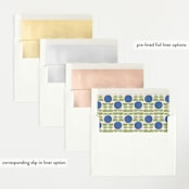 "Bold Blossom" - Baby Shower Invitations in Bluebell by Lehan Veenker - Envelope Liner Options