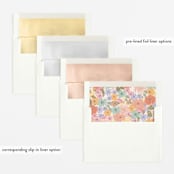 "Petite Garden" - Baby Shower Invitations in Flamingo by Jennifer Wick - Envelope Liner Options