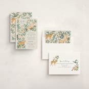 "wild forest" - Baby Shower Invitations in Cream by Elly - Assembled