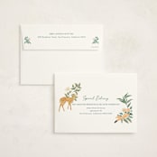 "wild forest" - Baby Shower Invitations in Cream by Elly - FREE Recipient Addressing