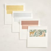 "wild forest" - Baby Shower Invitations in Cream by Elly - Envelope Liner Options