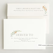"Woodland" - Baby Shower Invitations in Greige by Itsy Belle Studio - FREE Recipient Addressing
