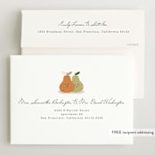 "Sweet Pair" - Baby Shower Invitations in Clay by Erica Krystek - FREE Recipient Addressing