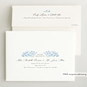 "Arch" - Baby Shower Invitations in Powder by Jen Owens - FREE Recipient Addressing