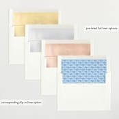 "Arch" - Baby Shower Invitations in Powder by Jen Owens - Envelope Liner Options
