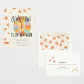 "Wild One" - Baby Shower Invitations in Circus by Pixel and Hank - Assembled