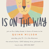 "Wild One" - Baby Shower Invitations in Circus by Pixel and Hank - Detail