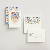 "Tea Party" - Bridal Shower Invitations in Chamomile by Paper Sun Studio - Assembled