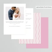 "vintage wedding cake" - Bridal Shower Invitations in Blush by Cass Loh - Back of Card Options